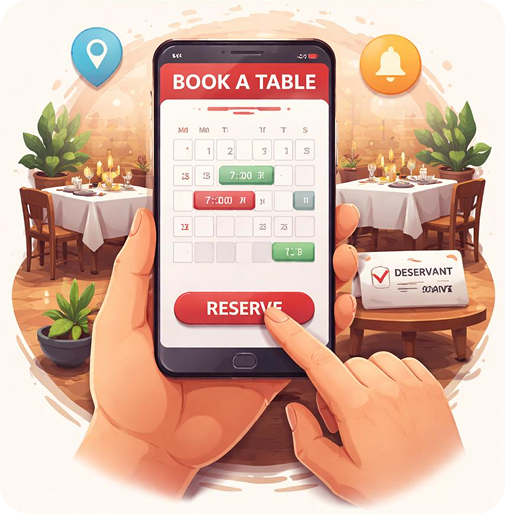 Book a table app